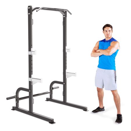 Marcy SM-8117 Adjustable Walk-in Squat Rack & Pull-Up Bar