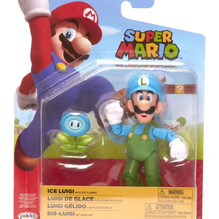 Nintendo Super Mario Collectible Action Figure Toy With Accessory, 4-In, Assorted, Age 4+