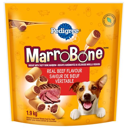 Pedigree Marrobone Biscuit Dog Treats, Beef Flavour, 1.9-kg