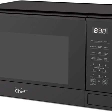 MASTER Chef Countertop Microwave, 1.1-cu.ft., Matte Black