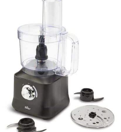 MASTER Chef 2-Speed Electric Food Processor with Pulse Function, Black