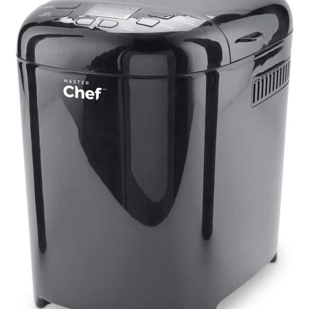 MASTER Chef Bread Maker w/ 12 Digital Functions, Black, 2lb