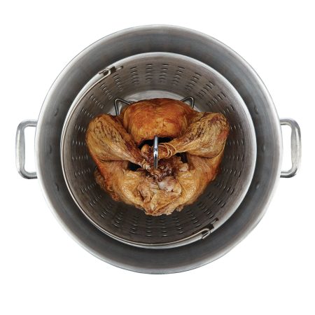 MASTER Chef Outdoor Aluminium Turkey Deep Fryer & Boiler with a Propane Gas Burner