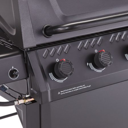 MASTER Chef Discover 4-Burner Propane Gas BBQ with Push-Button Ignition