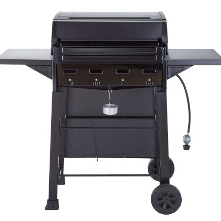 MASTER Chef Discover 4-Burner Propane Gas BBQ with Push-Button Ignition