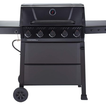 MASTER Chef Discover 5-Burner Propane Gas BBQ with Push-Button Ignition