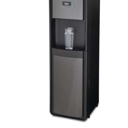 MASTER Chef Bottom Load Water Cooler/Dispenser, 3 Temperatures, Matte Black