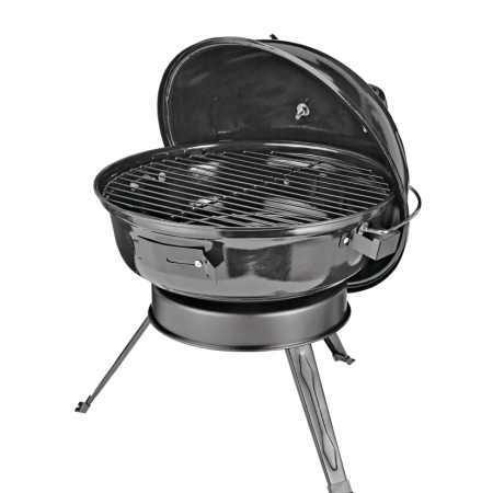 MASTER Chef Portable Charcoal Kettle BBQ Grill with Folding Legs