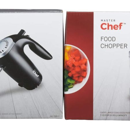 MASTER Chef Hand Mixer & Food Chopper Twin Pack