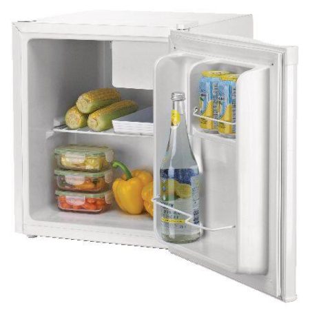 MASTER Chef Energy Star Compact Mini Bar Refrigerator Easy-To-Use Temperature Control for Dorms/Bedroom, 1.6-cu.ft., White