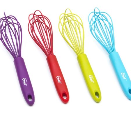 MASTER Chef Silicone Whisk, Assorted, 10-in