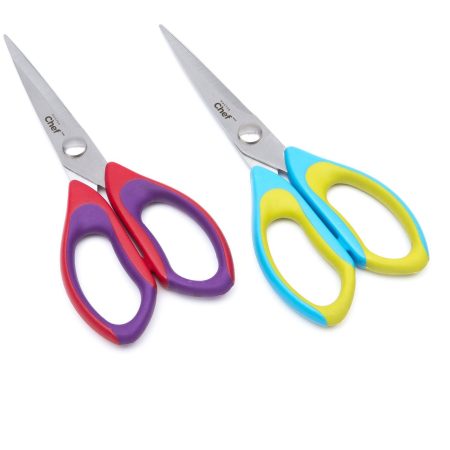 MASTER Chef Carbon Stainless Steel Kitchen Shears, Assorted