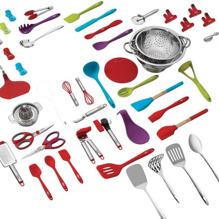 MASTER Chef Silicone Slotted Spoon, Assorted