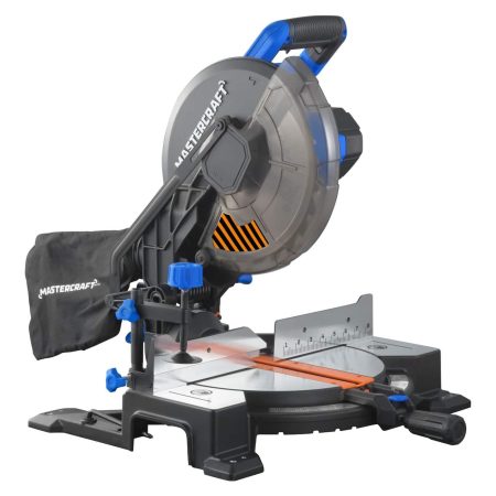 Mastercraft Single-Bevel Compound Mitre Saw, 10-in