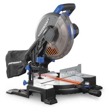 Mastercraft Single-Bevel Compound Mitre Saw, 10-in