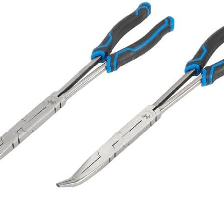 Mastercraft 13-in Dual Long Nose Plier Set, 2-pc