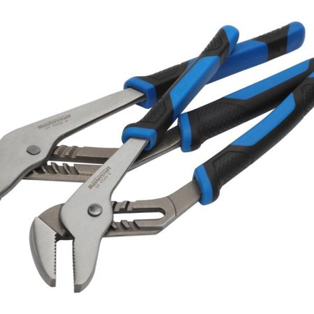 Mastercraft Tongue & Groove Pliers Set, Comfort Grip Double-Shot Handles, Rust Resistant, 2-pc