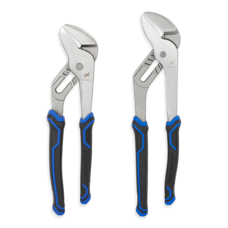 Mastercraft Tongue & Groove Pliers Set, Comfort Grip Double-Shot Handles, Rust Resistant, 2-pc