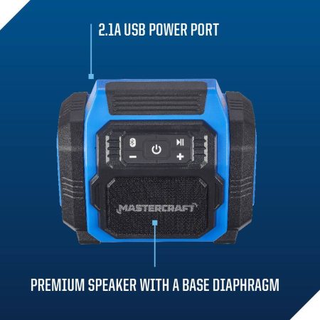 Mastercraft 20V Bluetooth Speaker, Tool Only, PWR POD Compatible