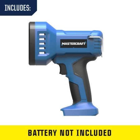 Mastercraft 20V Max Lithium-Ion Portable Cordless LED Work Spotlight, 1000 Lumen, Tool Only, PWR POD Compatible