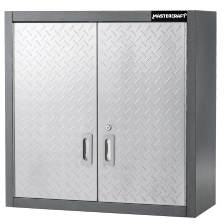 Mastercraft 2-Door Wall Cabinet with 2 Adjustable Shelves, Diamond Series, 28 x 12 x 28-in