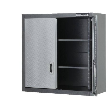 Mastercraft 2-Door Wall Cabinet with 2 Adjustable Shelves, Diamond Series, 28 x 12 x 28-in