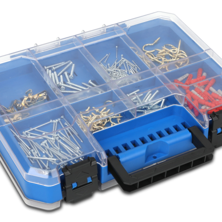 Mastercraft Titanium Drill, Drive & Fastening Bit Set for Wood, Metal, Plastic, Masonry, 350-pc