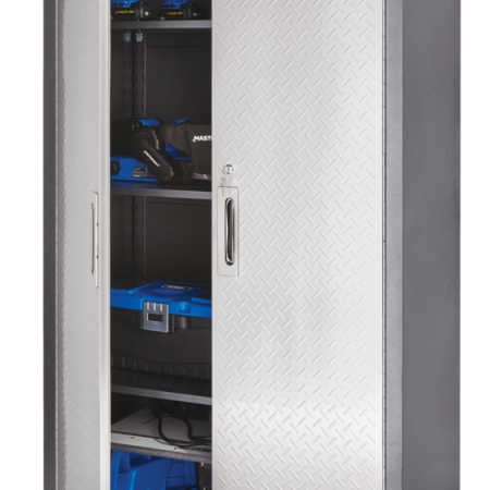 Mastercraft 2-Door Tall Cabinet with 3 Adjustable Shelves, Diamond Series, 36 x 18 x 72-in