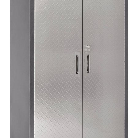 Mastercraft 2-Door Tall Cabinet with 3 Adjustable Shelves, Diamond Series, 36 x 18 x 72-in