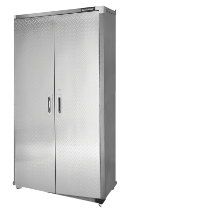 Mastercraft 2-Door Tall Cabinet with 3 Adjustable Shelves, Diamond Series, 36 x 18 x 72-in