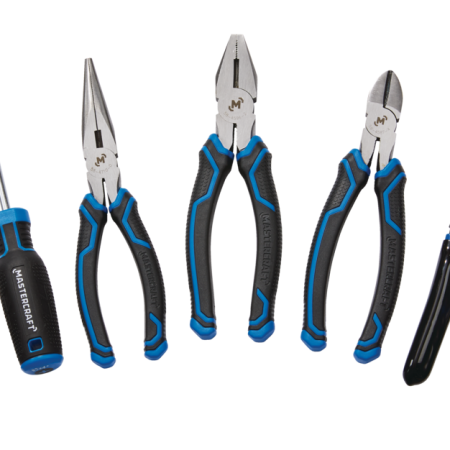 Mastercraft Pliers & Screwdriver Set, Comfort Grip, Rust Resistant, Carbon Steel, 6-pc