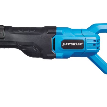 Mastercraft 8.5A Variable Speed T-Shank Reciprocating Saw with LED Light & Blade