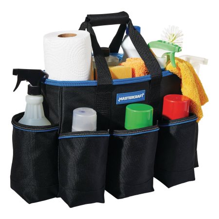 Mastercraft Cleaning / Detailing Tote Tool Bag w/ Padded Grip, 13 Pockets