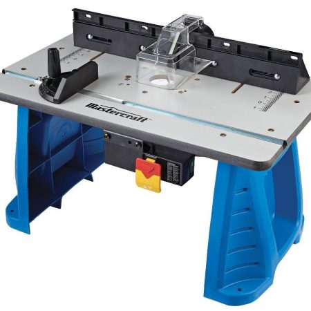 Mastercraft 9.5A 1-3/4 HP Corded Fixed Base Wood Router and Table Set