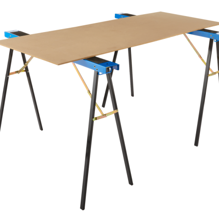 Mastercraft 2-Pack Metal Sawhorse, 300-lb capacity, 31 x 39-in