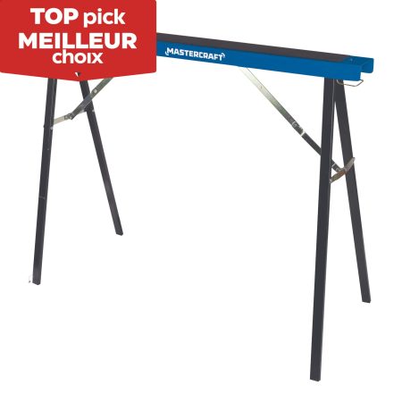 Mastercraft Metal Sawhorse, 300-lbs capacity, 30 ¾H x 39L-in