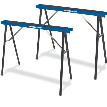 Mastercraft 2-Pack Metal Sawhorse, 300-lb capacity, 31 x 39-in