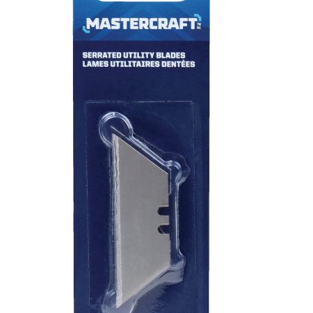 Mastercraft Serrated Utility Blades, 5-pk