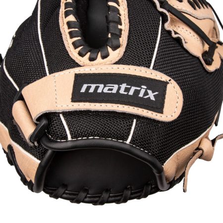 Matrix Fielding Glove, Black/Camel, Left-Hand Catch, 10-in