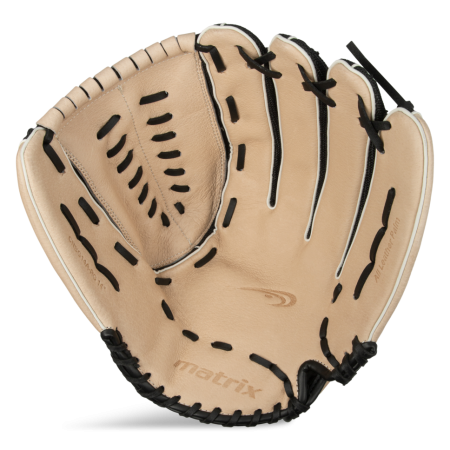 Matrix Fielding Glove, Black/Camel, Left-Hand Catch, 11-in