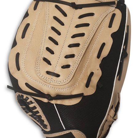 Matrix Fielding Glove, Black/Camel, Left-Hand Catch, 12-in