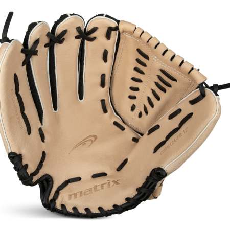 Matrix Fielding Glove, Black/Camel, Right-Hand Catch, 12-in