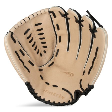 Matrix Fielding Glove, Black/Camel, Left-Hand Catch, 13-in