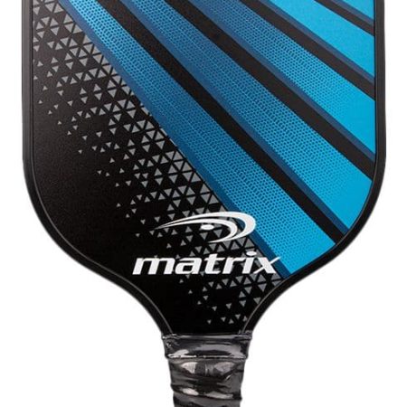 Matrix Graphite Carbon Fibre High-Strength Graphite Pickleball Paddle/Racket, USPA Approved, Black