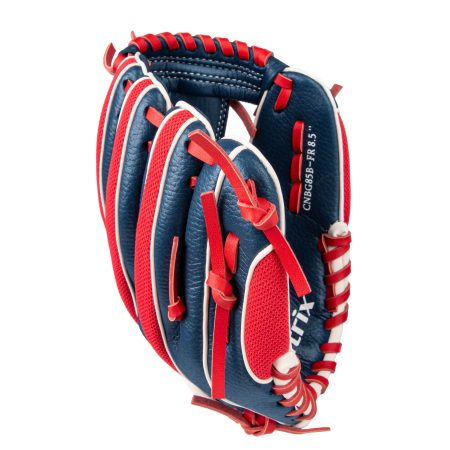 Matrix Youth Fielding Glove, Blue/Red, Right-Hand Catch, 8.5-in