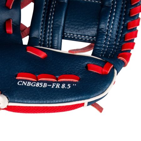 Matrix Youth Fielding Glove, Blue/Red, Right-Hand Catch, 8.5-in