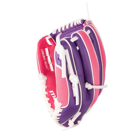 Matrix YTH Fielding Glove, Pink/Purple, Left-Hand Catch, 8.5-in