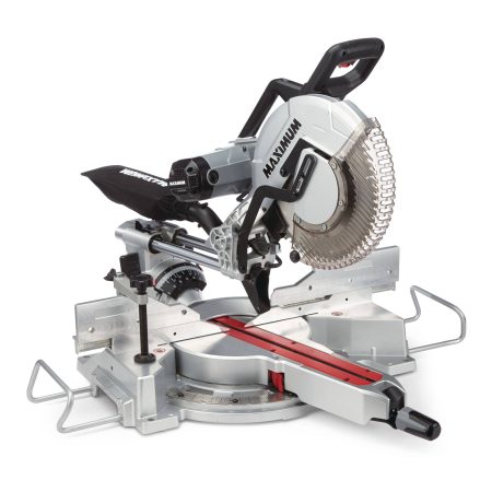 MAXIMUM 15 Amp Corded Dual-Bevel Sliding Mitre Saw, 12-in