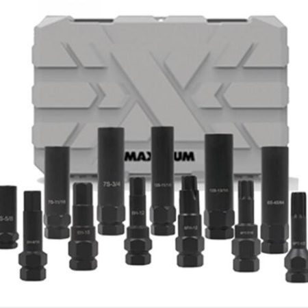 MAXIMUM Locking Lug Nut Removal Set, 16-pc