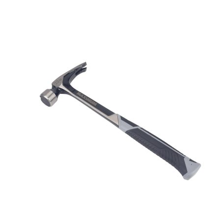 Maximum 22-oz Magnetic Rip Claw Hammer, One Piece Steel Construction, Milled Face, non-slip handle